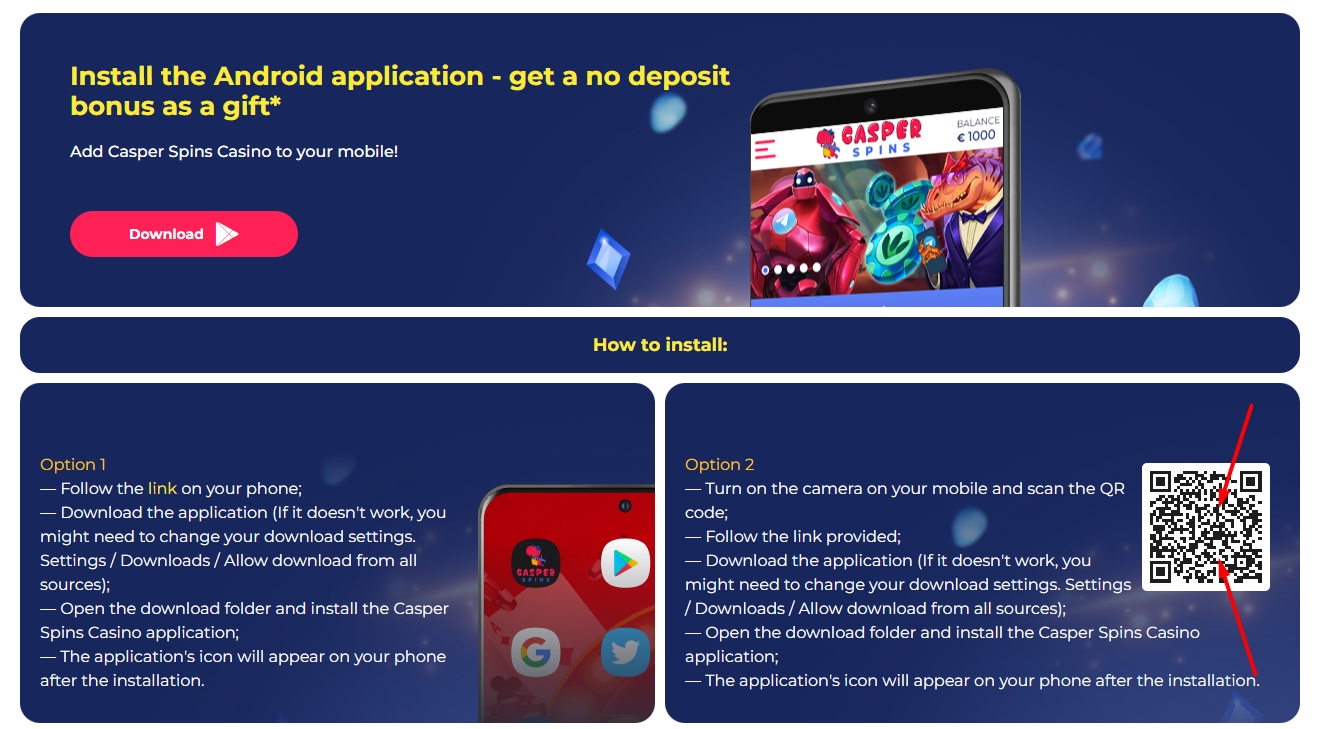 toonaangevend Spinsy Casino eerste stortingsbonus promotie